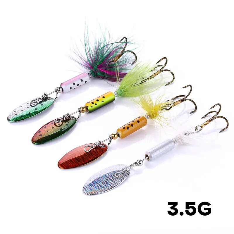 Fishing Hook Offset - 金属 VIB ルアー 1 個 3.5