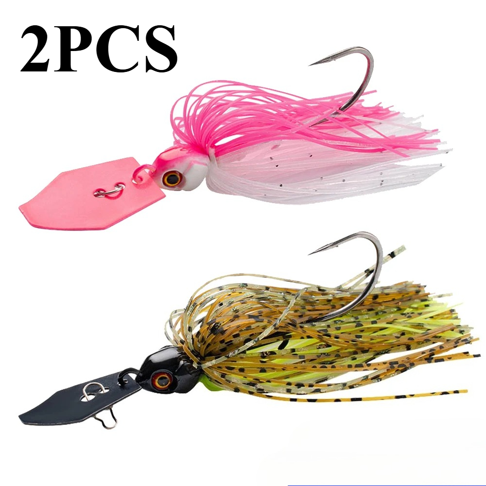Fishing Hook Weedless - 2個入りスピナーベイト 7g/9g/12g/14g/21g 釣りルアーキット ペスカ チャターベイト ウィードレス