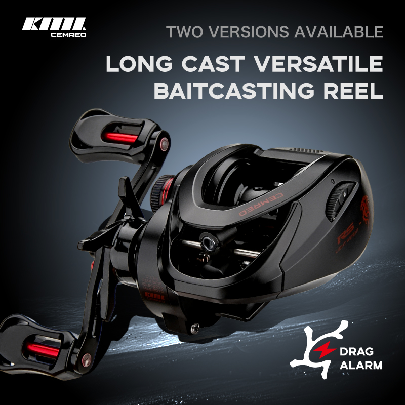 Kastking Reel Zephyr - 小型ボディロングキャストベイトキャスティングフィッシングリール磁気ブレーキシステム7kgドラグパワー持ちやすいドラッグアラームシステムモデル：RS-RD