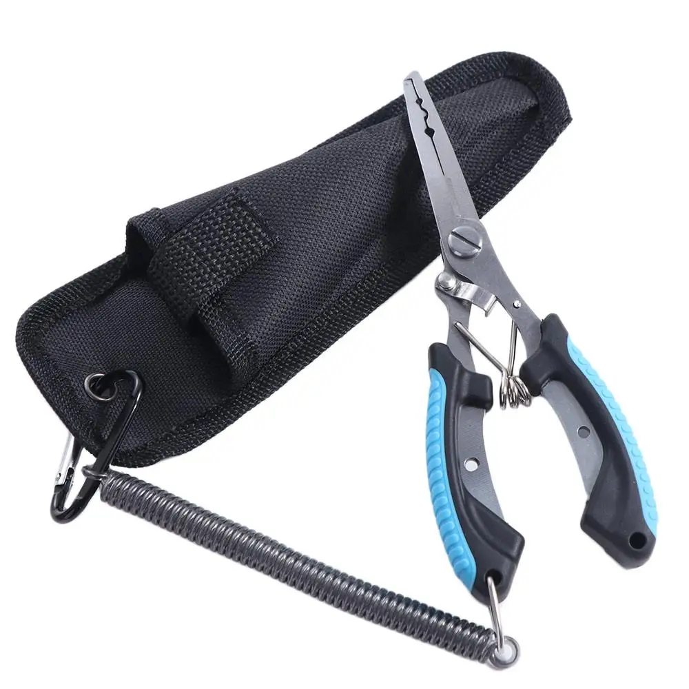Fishing Hook Sharpener - ステンレス製釣り用プライヤー、釣り針外し、耐塩水性、釣り用編み込みラインカッター、釣り用ハサミ、釣り道具