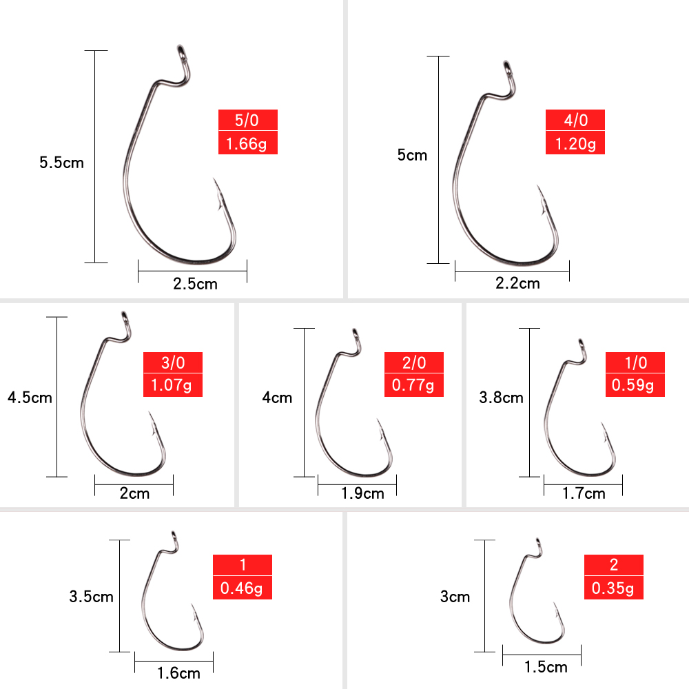 LUSHAZER 10 ピース/ロット炭素鋼釣りフックジグク - Fishing Hook Barbless のレビューと価格