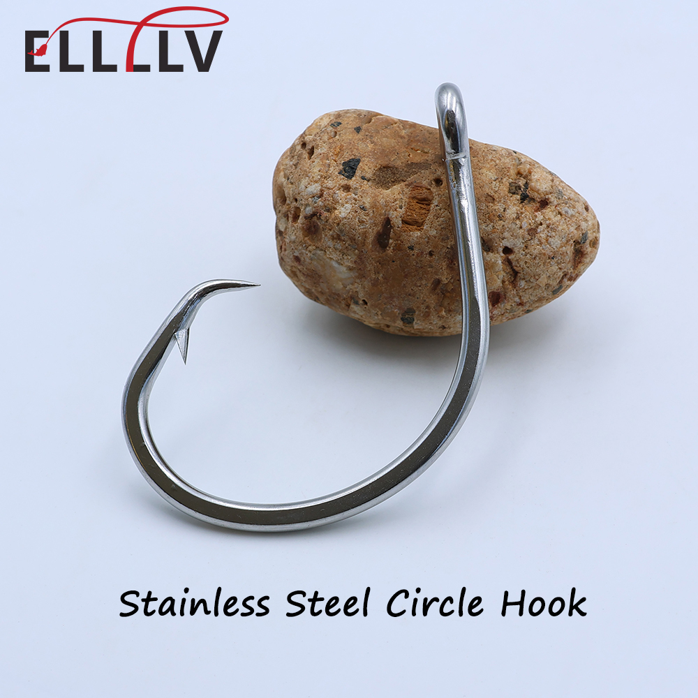 Ellllv 10/0 - 16/0 ステンレス鋼サークルフ - Fishing Hook Circle のレビューと価格