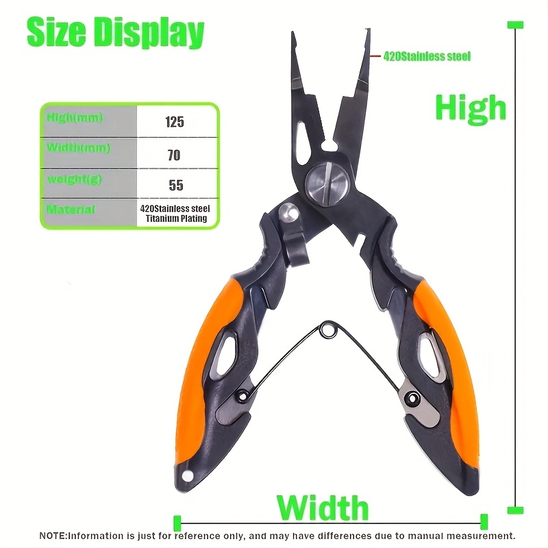 1個入り、耐久性に優れたステンレス製釣り用プライヤー。ルアー - Fishing Hook Remover のレビューと価格