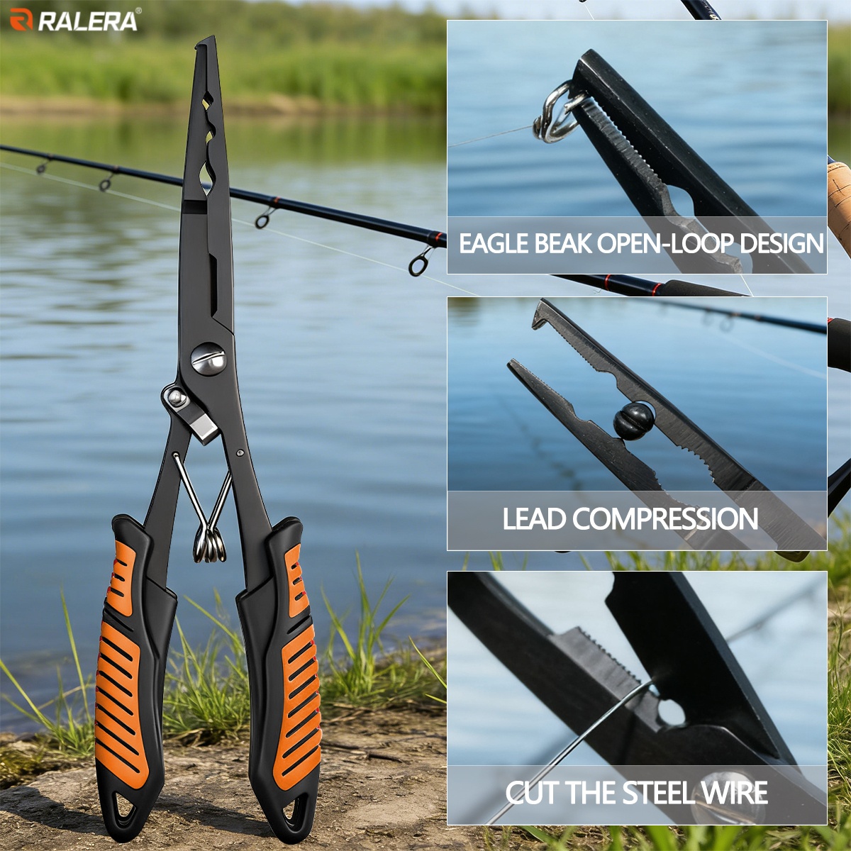 RALERA 釣り道具ツールキット フィッシュグリッパー プ - Fishing Hook Sharpener のレビューと価格